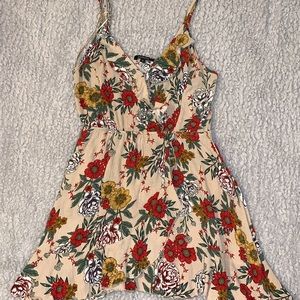 Floral spring flowy minidress